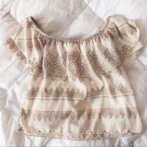 Boho Off The Shoulder Top